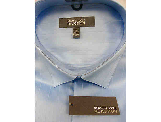 Steel Blue Wrinkle Free Kenneth Cole Reaction Dress Shirt (XXL)