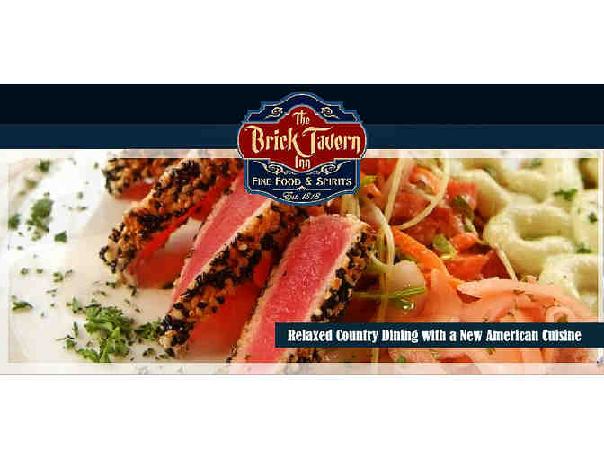 $50 Gift Card to The Brick Tavern Inn