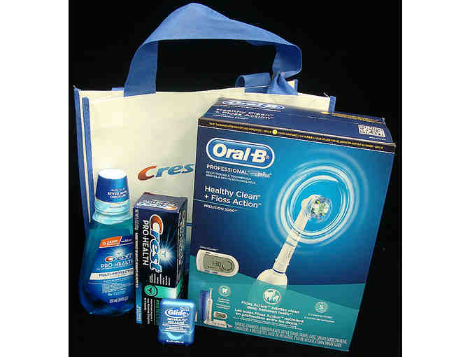 Oral-B Precision 5000 Electric Toothbrush with Teeth Cleaning Supplies
