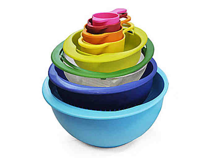 Breast Cancer Awareness Nesting Mixing Bowls and Measuring Cups