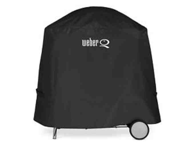Weber Q 3200 Propane Gas Grill Limited Edition With Cover and Propane Tank