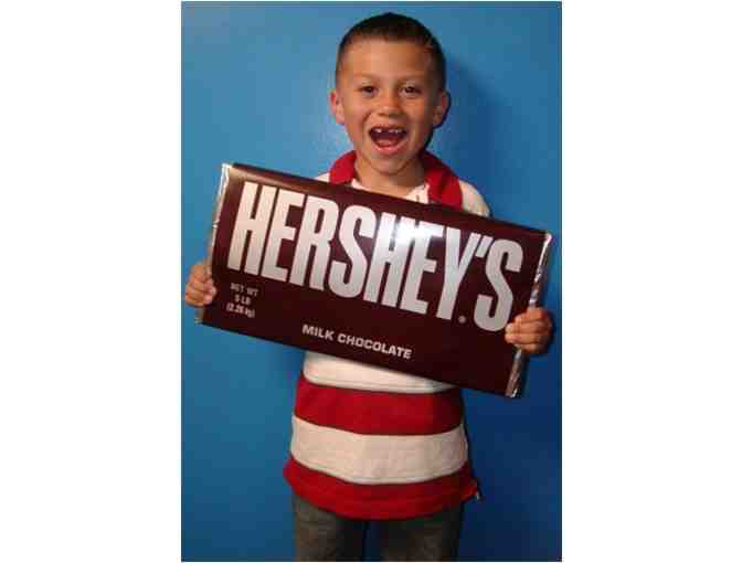 5lb. Hershey's Milk Chocolate Bar with Plush Hershey Kiss and Souvenier Tote