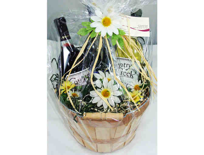 Gift Basket - 3 Bottles of WIne from Country Creek Winery