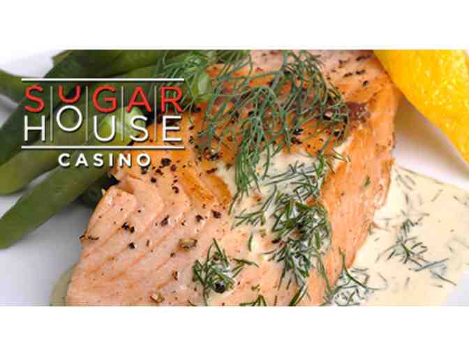 Lunch or Dinner for Two at SugarHouse Casino Plus $10 of Slot Play