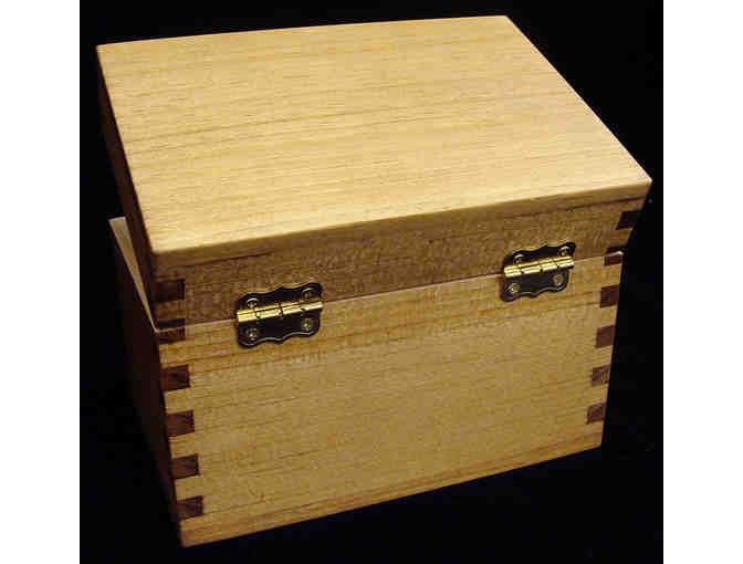 Handcrafted Wood Treasure/Recipe Box