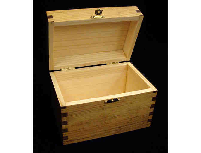 Handcrafted Wood Treasure/Recipe Box