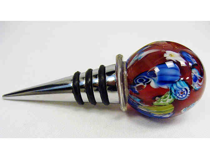 Two Select Wines from Blue Mountain Vinyards With Wine Topper