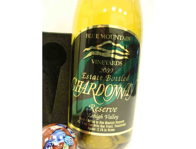 Two Select Wines from Blue Mountain Vinyards With Wine Topper