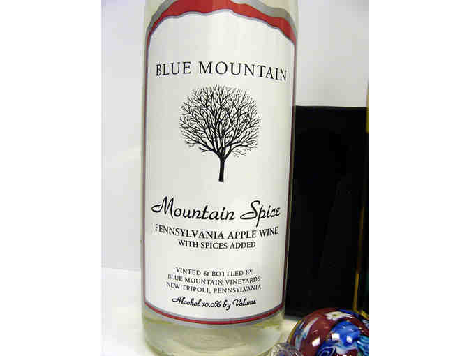 Two Select Wines from Blue Mountain Vinyards With Wine Topper