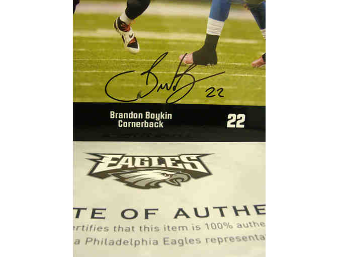 Autographed Photo of Brandon Boykin #22 Philadelphia Eagles