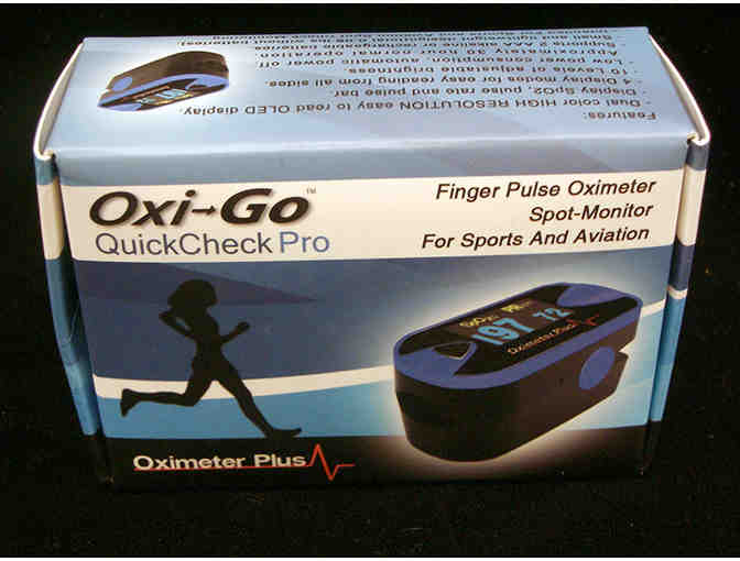 QuickCheck Pro Pulse Oximeter with Green Case
