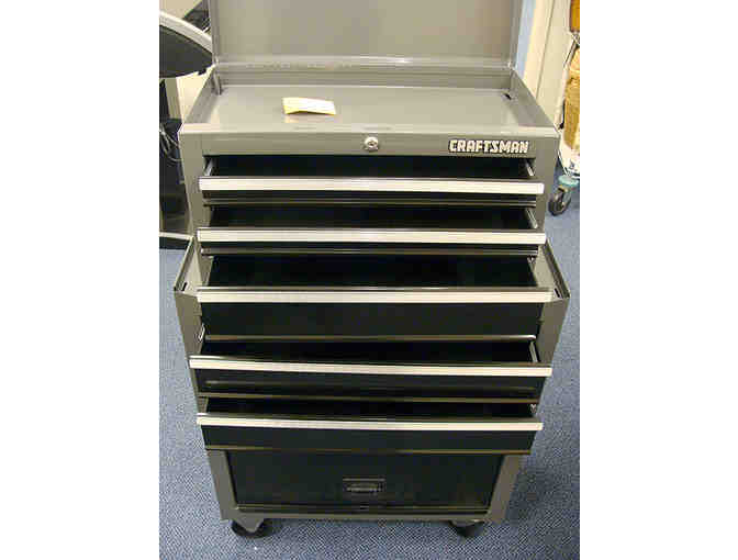 Craftsman 5-Drawer Tool Chest Combo - Platinum Gray/Black