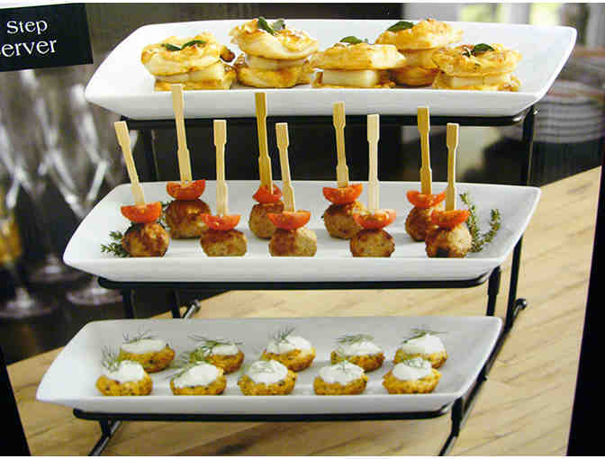 B. Smith 3-Step Sever with Metal Stand with Egg Rings