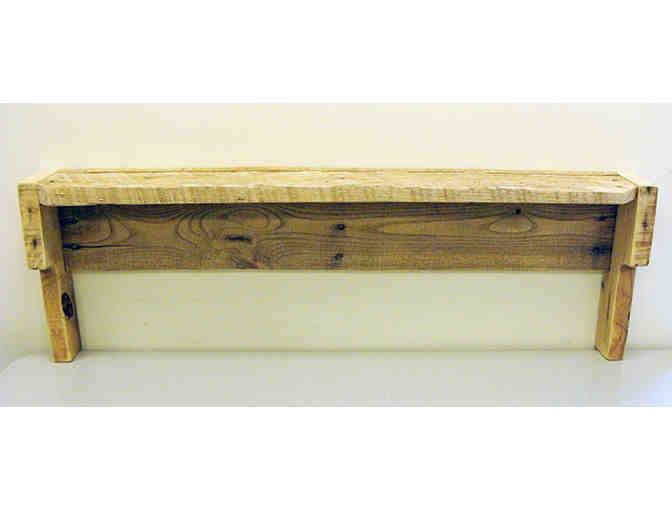 Rustic Handcrafted Reclaimed Wood Wine Rack