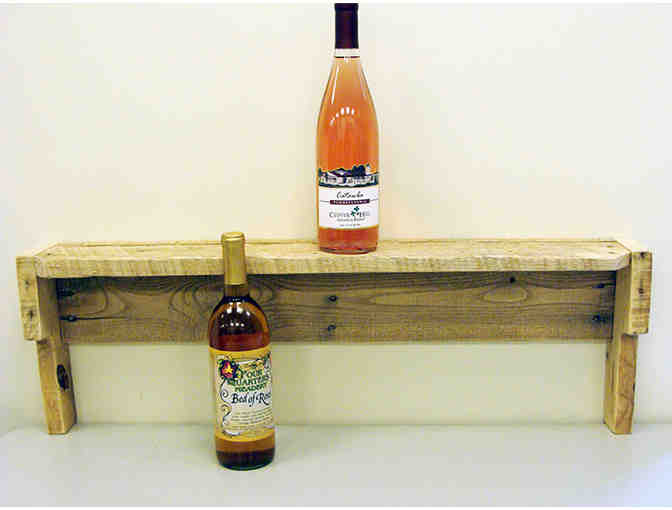 Rustic Handcrafted Reclaimed Wood Wine Rack