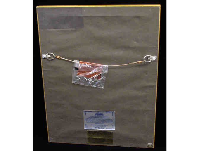 Watercolor 'Rose' Matted and Framed