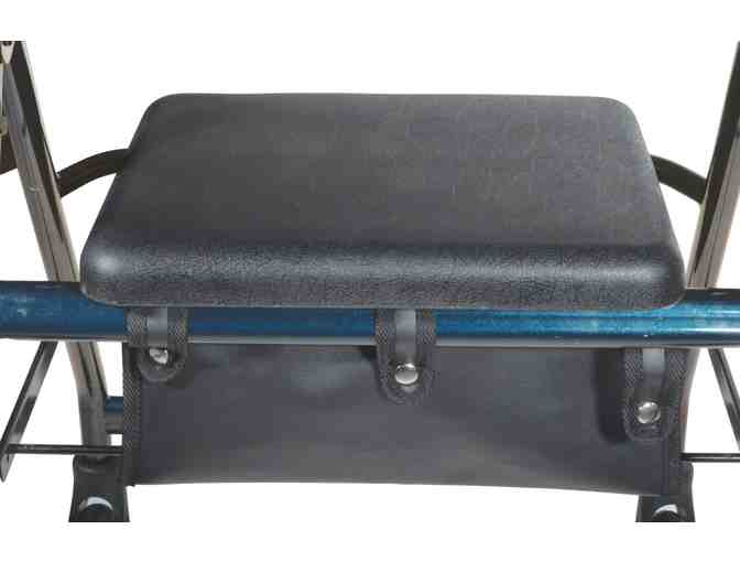 Drive Medical Blue Aluminum Rollator Walker