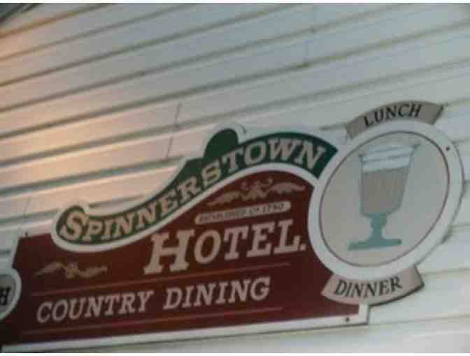 $50 Gift Certificate to Spinnerstown Hotel Restaurant