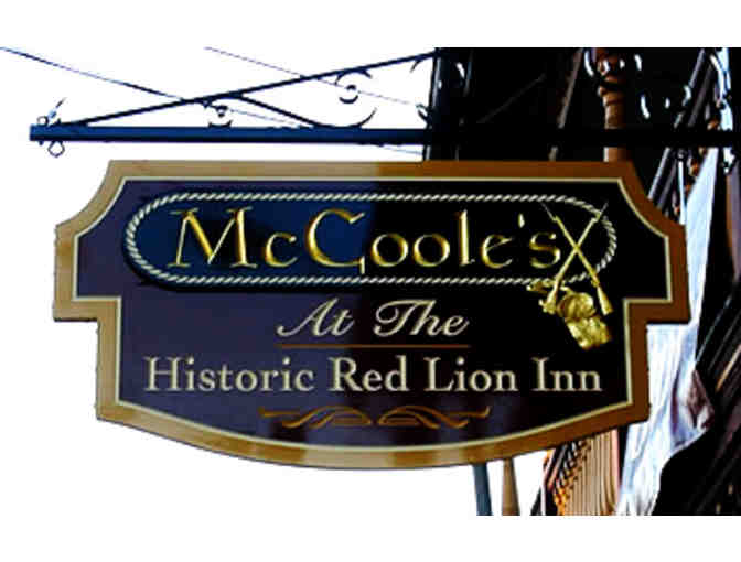 $50 Gift Certificate to McCooles Red Lion Inn