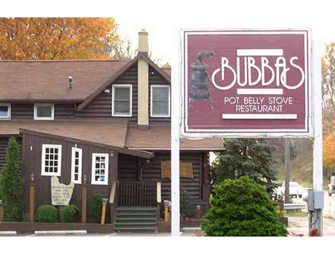 $50 Gift Card to Bubba's Pot Belly Stove Restaurant