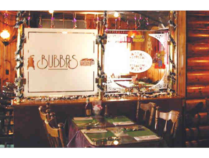 $50 Gift Card to Bubba's Pot Belly Stove Restaurant