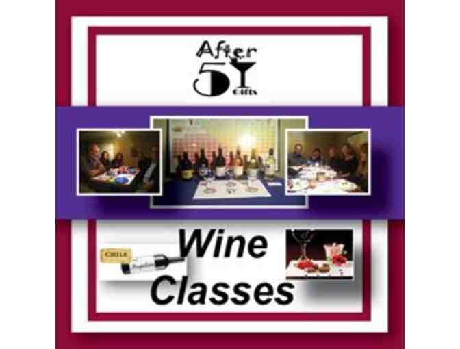 Wine and Food Pairing Class, 2 Wine Glasses, Corkscrew & Bottle of Red Wine