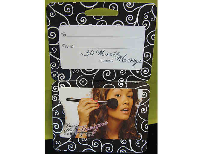 Gift Card for a 30-Minute Massage