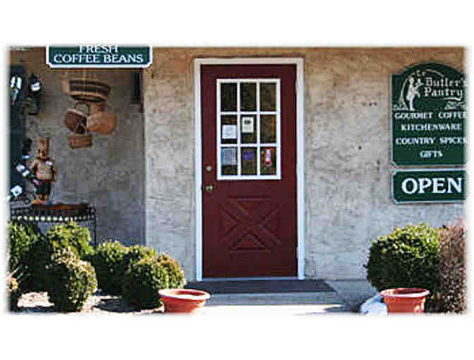 $15 Gift Certificate to Le Butler's Pantry with Bulgar Floral Centerpiece Vase