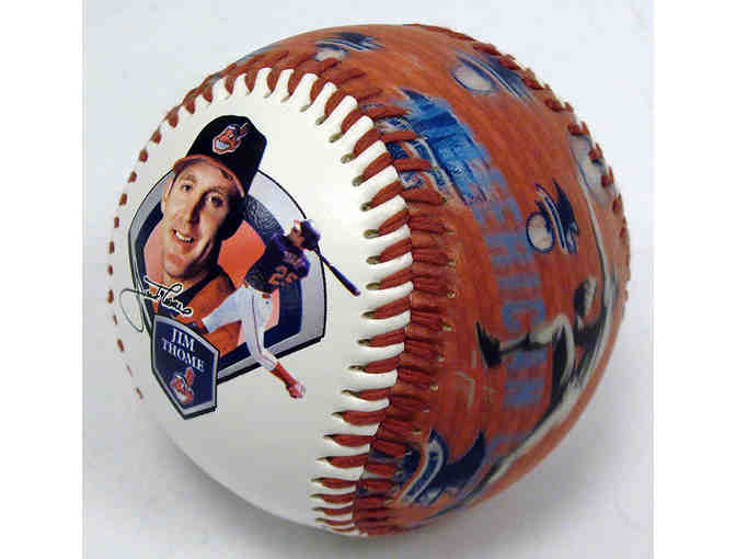 'Jim Thome' Cleveland Indians Holographic Fotoball Baseball