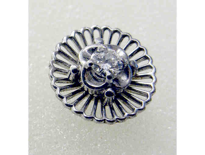 White Gold Earrings with Diamonds