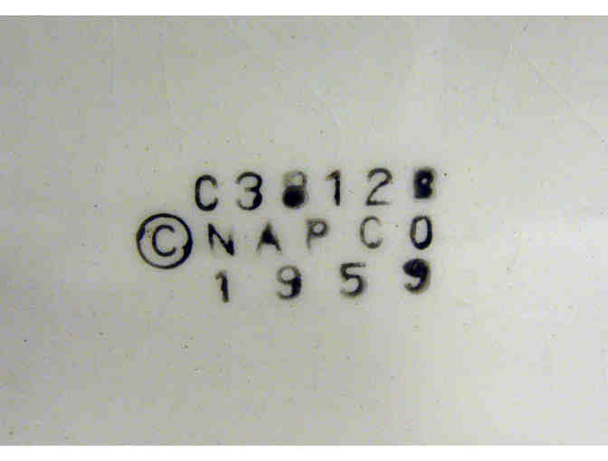 Vintage Porcelain Head Vase Planter - NAPCO 1959 - Teen Bonnet & Eyelashes