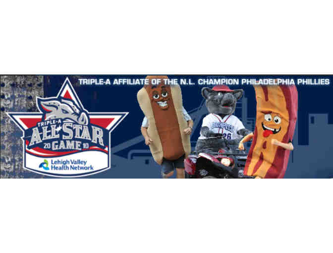 Four Club Level Reserved Seats with Preferred Parking for a Lehigh Valley IronPigs Game