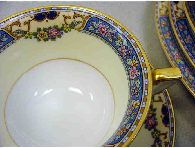 Vintage Bavarian Porcelain Queen Louise Pattern Dinnerware
