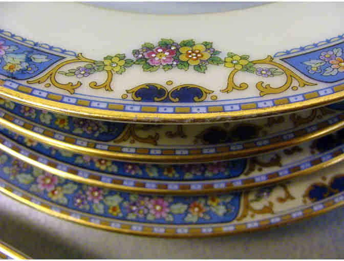 Vintage Bavarian Porcelain Queen Louise Pattern Dinnerware