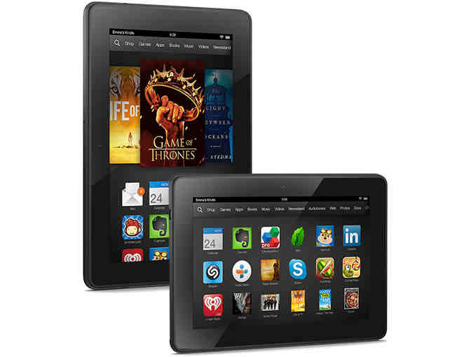 Kindle Fire HDX 7', HDX Display, Wi-Fi, 16 GB - With Case