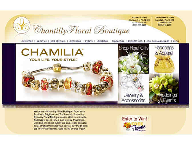 $50 Gift Certificate to Chantilly Floral Boutique