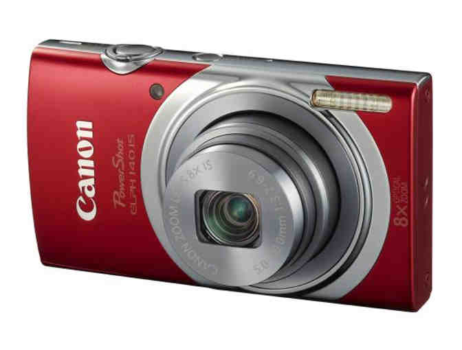 Canon - PowerShot ELPH-140 IS 16.0-Megapixel Digital Camera - Red