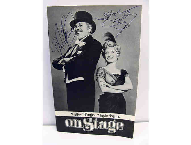 Autographed 1980 Valley Forge Music Fair Program by Howard Keel and Jane Powell