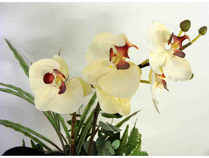 Silk Orchid Flower Arrangement