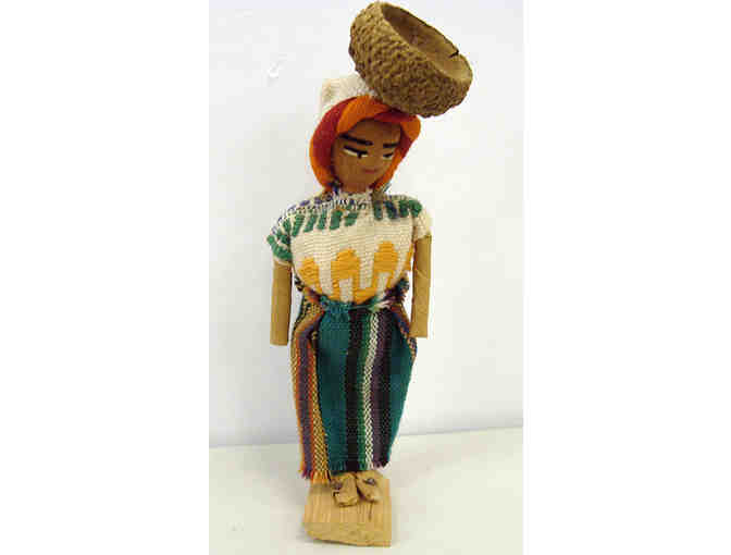 Set of 7 Small Vintage Guatemalan Dolls