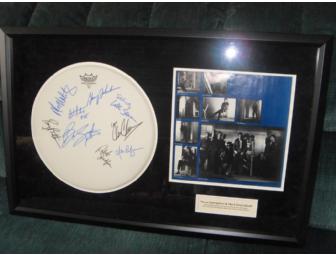 Drumhead signed by Bruce Springsteen & The E Street Band