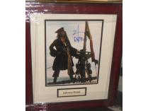 Johnny Depp - Autographed photo with Certificate of Authenticity