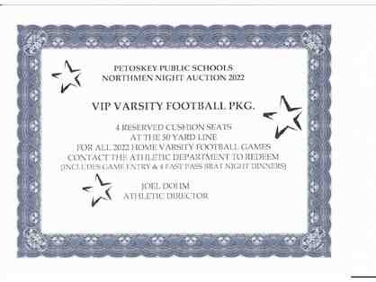 VIP Varsity Football Pkg.