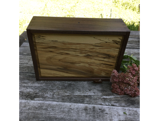 American Beech/Walnut Jewelry-Storage Box