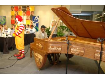 Opportunity to play piano live on CBS 3 during the RMHC Phone Bank