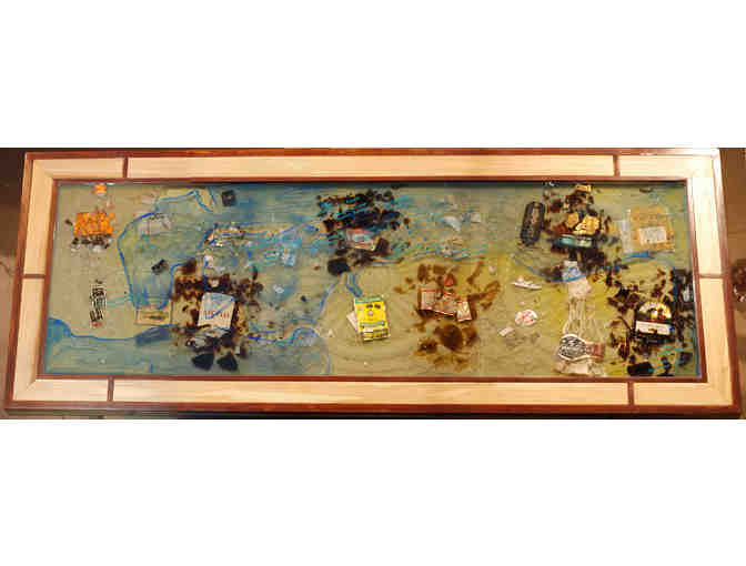 Rum Map of the Caribbean (bar table) - by Curt Condrat