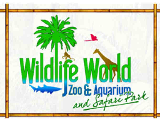 2 Adult Tickets to Wildlife World Zoo, Aquarium and Safari Park Tickets