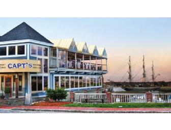 Capt's Waterfront Grill $50 in Gift Certificates