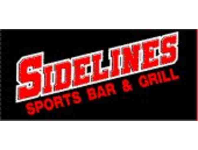 Sidelines Sports Bar & Grill  $20 gift card