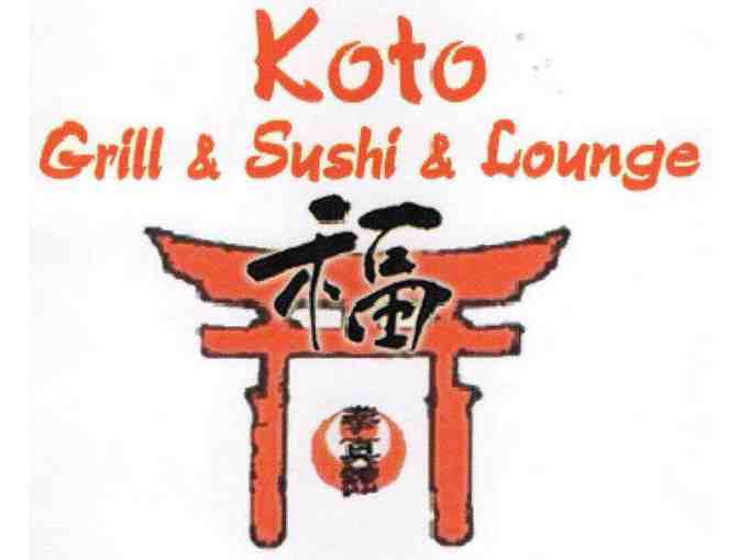 Koto Grill & Sushi & Lounge $30 Gift Card